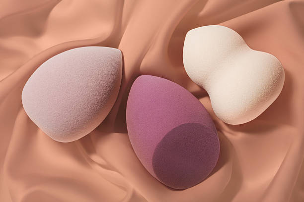 istock Beauty tools. Group of three make up blender 2252870894