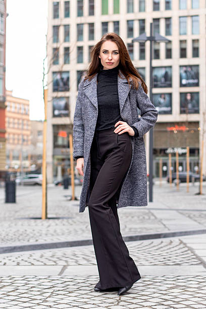istock Stylish woman model full length 2252872417
