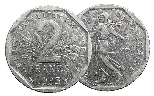 istock French 2 francs coin from 1983, Sower design, La Semeuse 2252872589