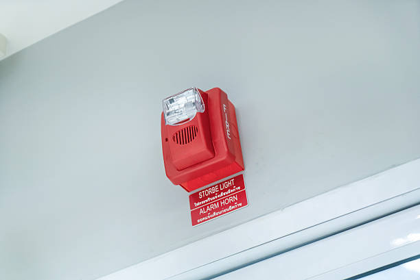 istock Red Alarm Light with Horn for Safety Alerts 2252874560