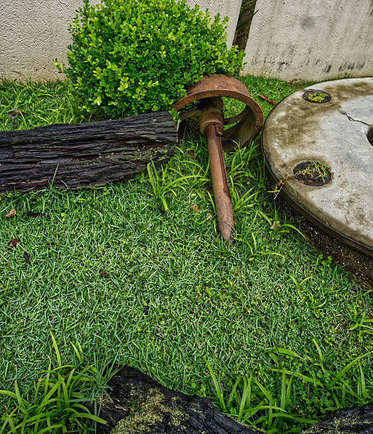 istock Antique machine parts with gears 2252875374
