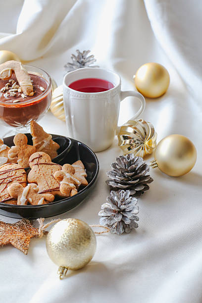 istock Christmas Dessert Still Life with Gingerbread Cookies 2252877135