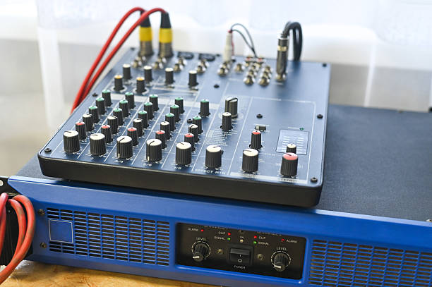istock Sleek audio mixer with advanced controls, perfect for studio and live performances. 2252884380