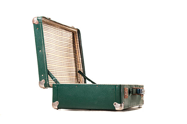 suitcase in the closet