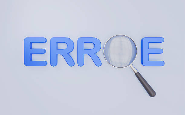 istock Magnifying glass is positioned over the word Error 3d illustration 2252902865