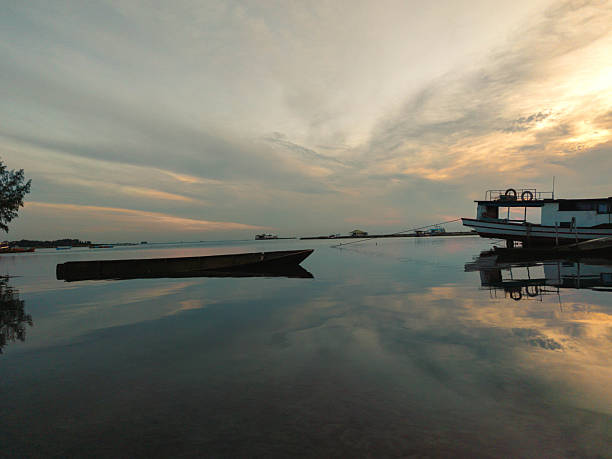 The view of Long Point National Wildlife Area in Port Rowan, Ontario, Canada.
