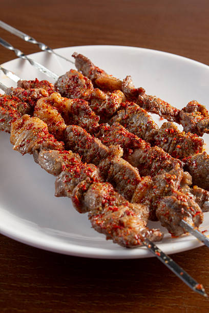 istock grilled lamb skewers 2252924652
