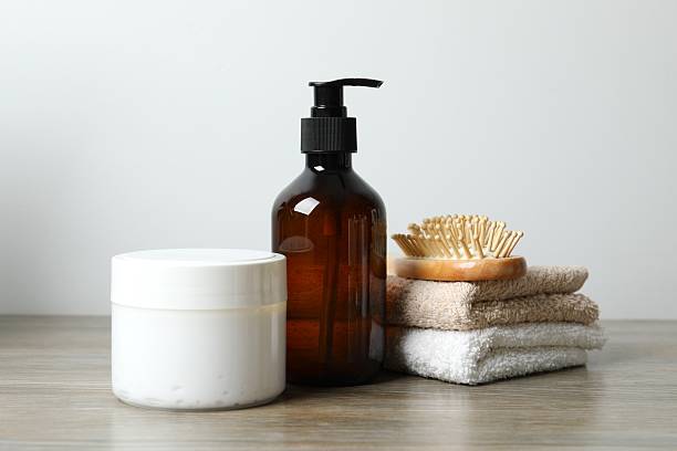 istock Personal hygiene products on the table 2252925886
