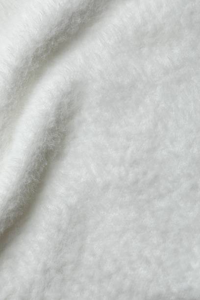 istock Top view of white fabric background, cashmere texture 2252926525