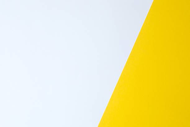 White and yellow paper background