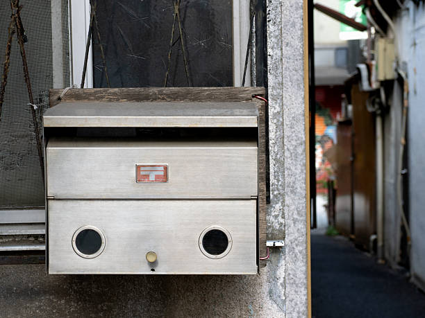 Old mailbox in a residential building