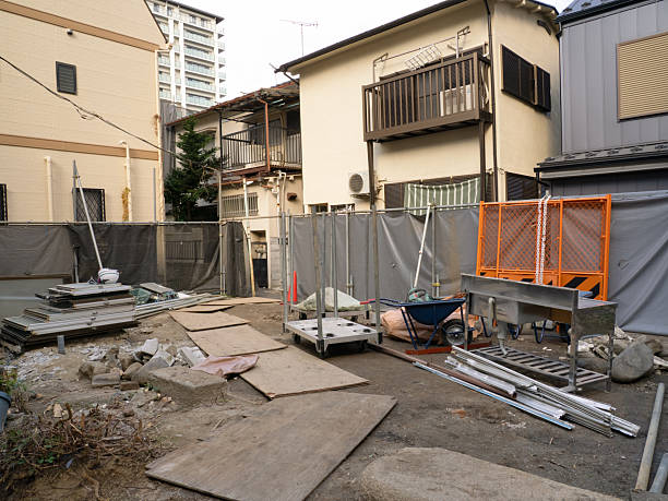 istock A house demolition site in a back alley 2252929187