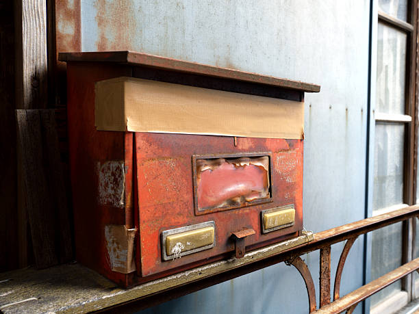 istock A sealed mailbox in an abandoned house 2252929212