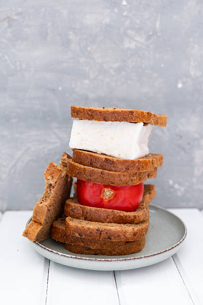 Cheese And Tomato Sandwich Heap