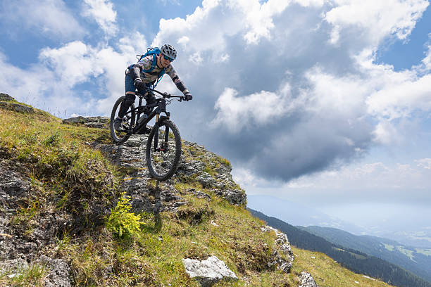 istock Rocky mountain bike downhill. 2252933799