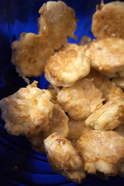 istock Hungarian Cheese Pastry in Blue Bowl 2252934261
