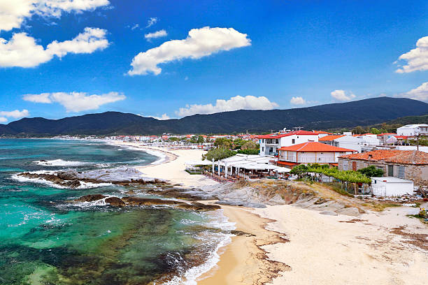 istock The Sarti beach in Chalkidiki, Greece 2252940231