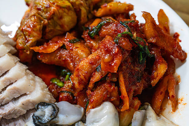 secondary ingredient of Gul Bossam, a traditional Korean Cuisine