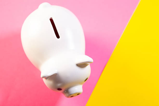piggy bank and a toy