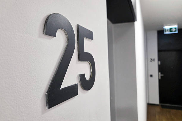 istock Modern Apartment Interior with Room Number 25 Display 2252946900