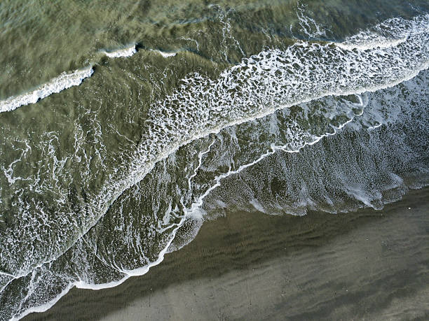 istock Aerial top shot of a beach with nice sand 2252951180