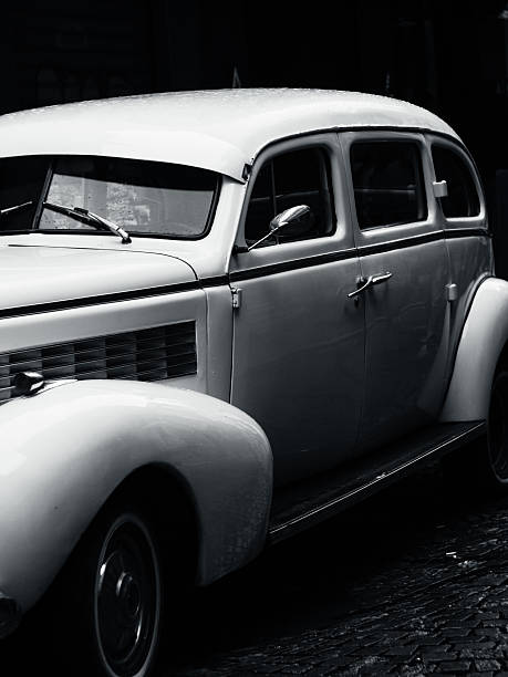 istock Side View of Vintage Classic Car 2252952821
