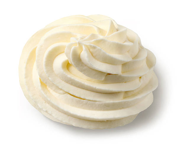 istock perfect whipped cream on white background 2252954239