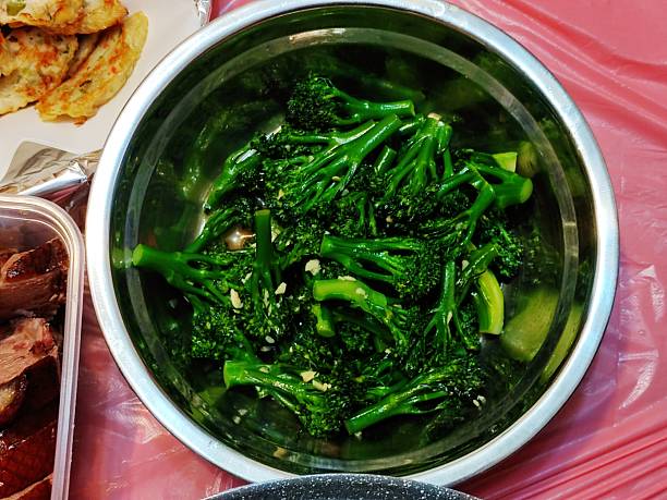 Stir-fried Choy Sum with Garlic