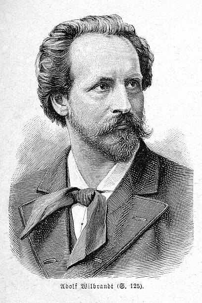 istock Portrait of Adolf Wilbrandt German writer and playwright formal attire beard bow tie 19th-century engraving single male portrait Germany 2252982838