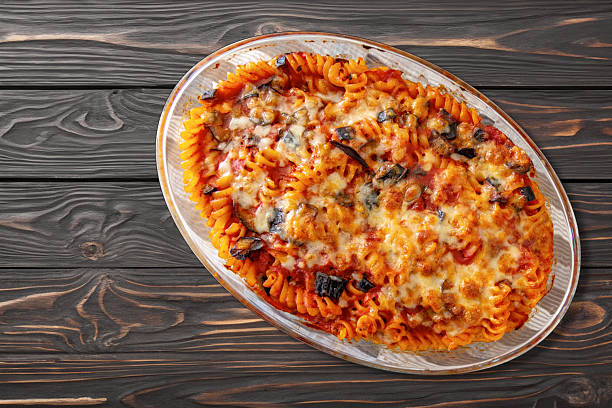 istock Sicilian-style pasta, baked in the oven 2252984376