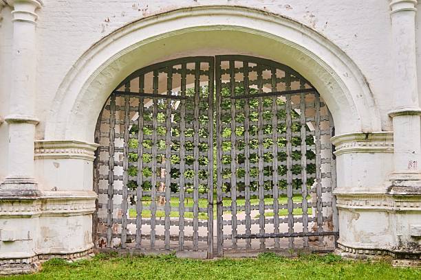 Moscow, Russia. - June 17, 2025: The ancient Izmailovo Kremlin. The Gate, 1682