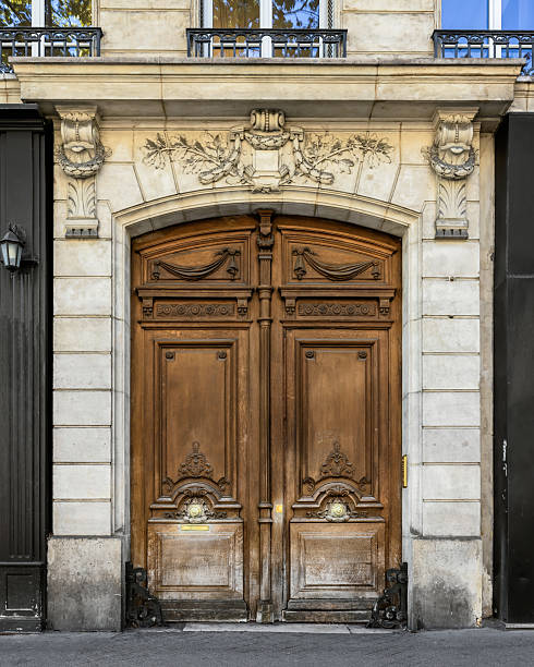 istock A monumental wooden double doors in Paris. 2252986574
