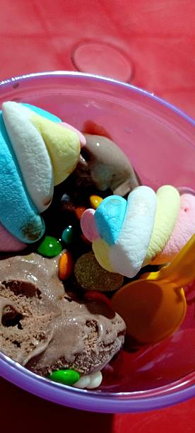 istock photograph of ice cream with marshmallow 2252987473