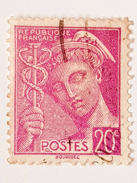 istock France 20 Centimes Postage Stamp Engraved by Mourriez 2252995972