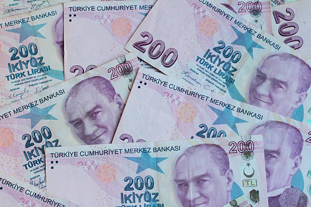 istock Two Hundred Turkish Money Background 2252996117