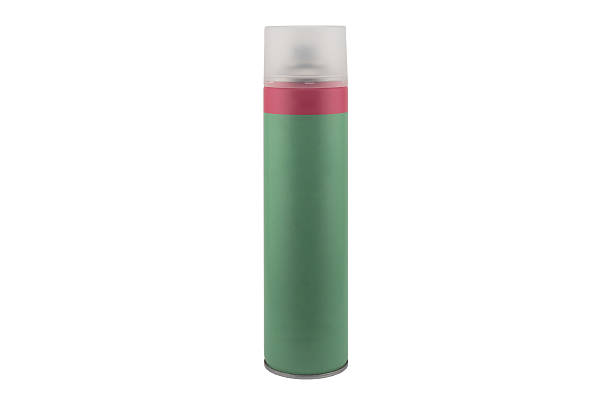 istock Spray can isolated on a white background. Blank spray can. Blank aluminum spray can over white background 2253008842