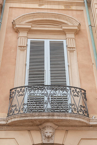 istock Classic Balcony on Historic Facade, Siena, Italy 2253010447