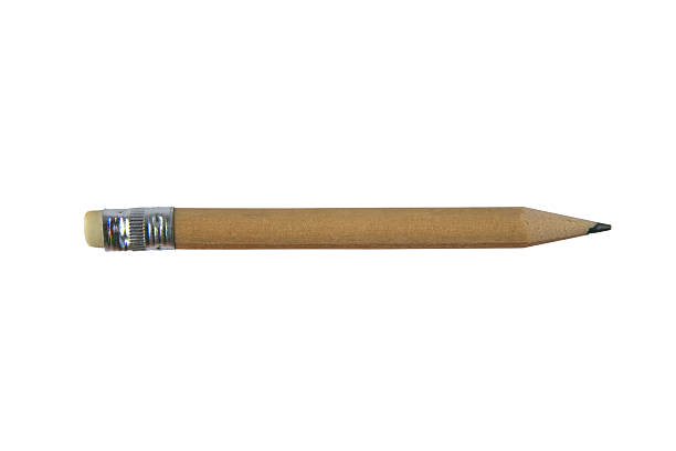 istock Wooden pencil with eraser isolated on white background 2253012107