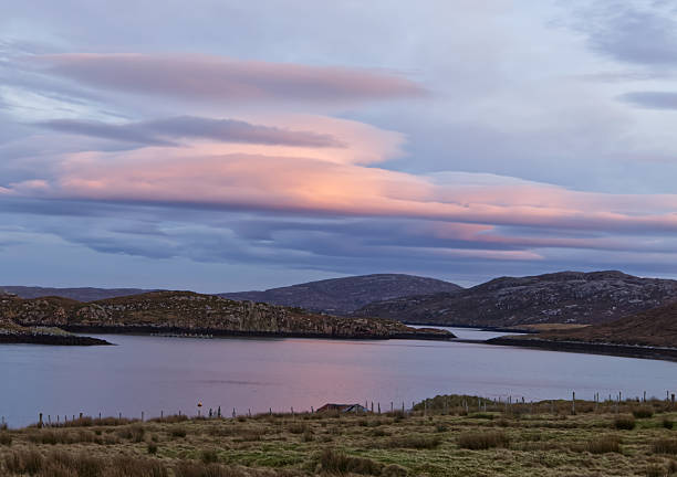 Loch Roag Isle of Lewis outer Hebrides Scotland golden hour