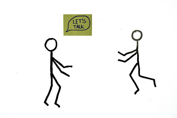 communication and Let's Talk concept