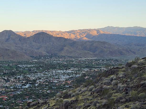istock Sun sets over Palm Springs, California 2253039577