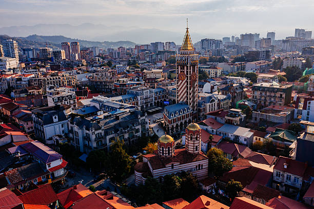 istock Batumi downtown, Georgia, aerial drone view 2253045280