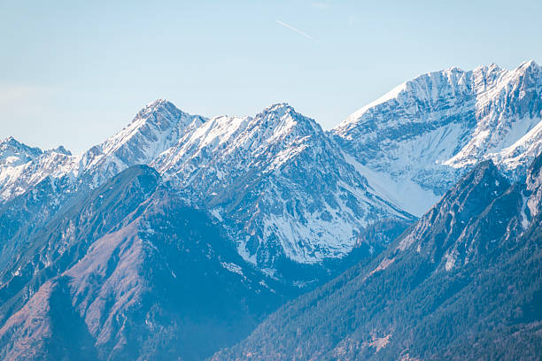 istock Panorama of the Alps at winter 2253046521