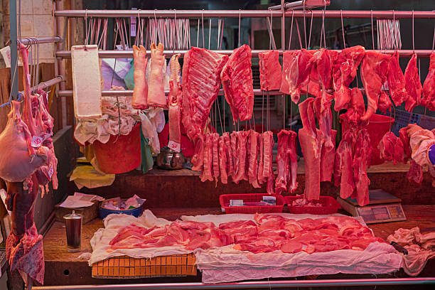 istock Pork Meat Butcher Shop 2253049494