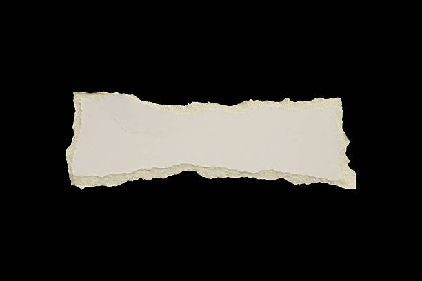 istock White ripped paper torn edges strips isolated on black background 2253051188