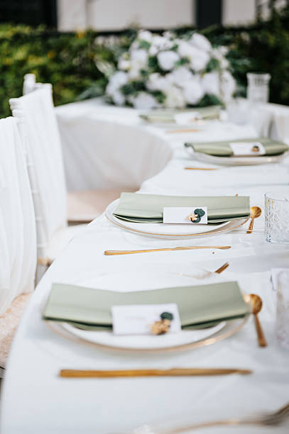 istock Wedding table decoration. Forest / garden wedding 2253051737
