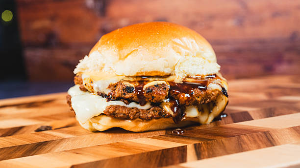 Double Patty Smash Burger on Board