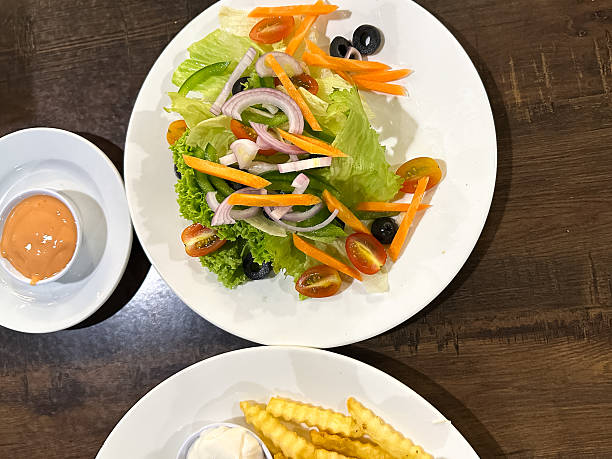 Fresh Garden Salad with Vibrant Vegetables