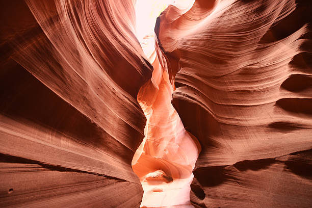 A pantheon of many imaginary shapes aglow in the great Antelope Canyon