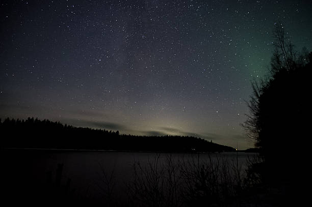 istock Night sky with stars and Auroras 2253071254